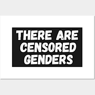 there are censored genders Posters and Art